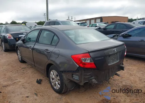 2012 Honda Civic Lx from USA, damaged, VIN 19XFB2F5XCE364957